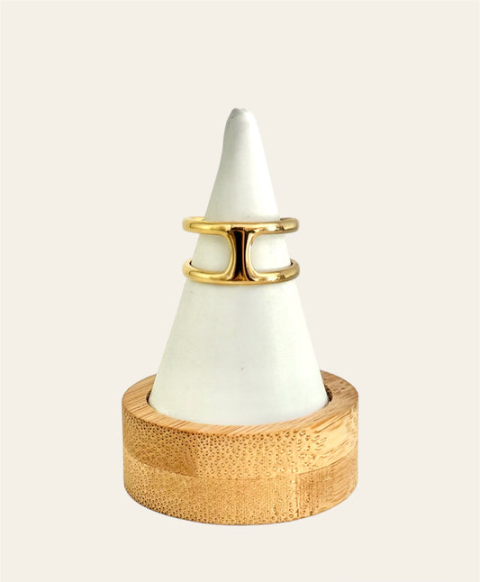 Bague YAËLLE acier inox