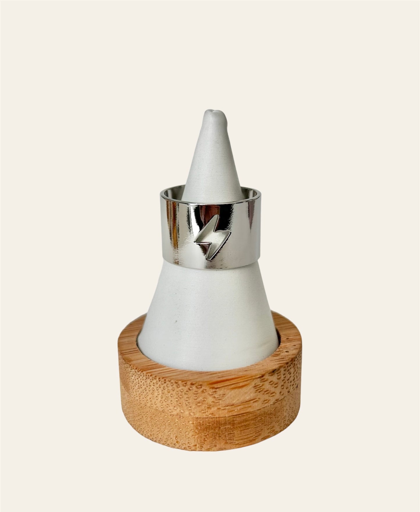 Bague ÉCLAIR acier inox