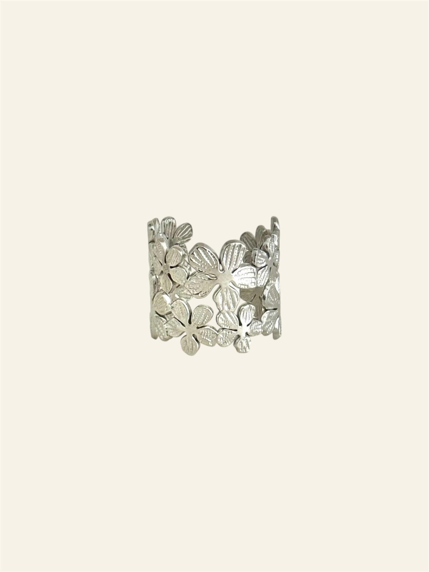 Bague LYS acier inox