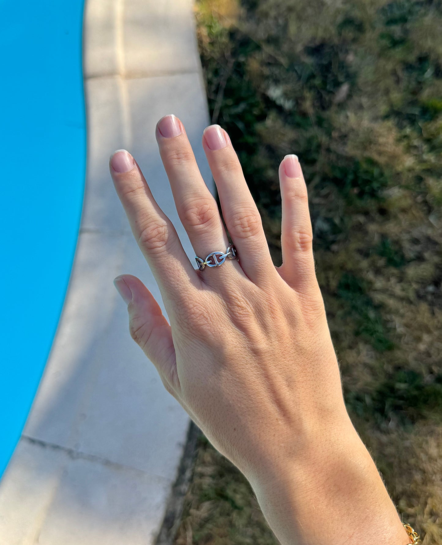 Bague ALIX acier inox