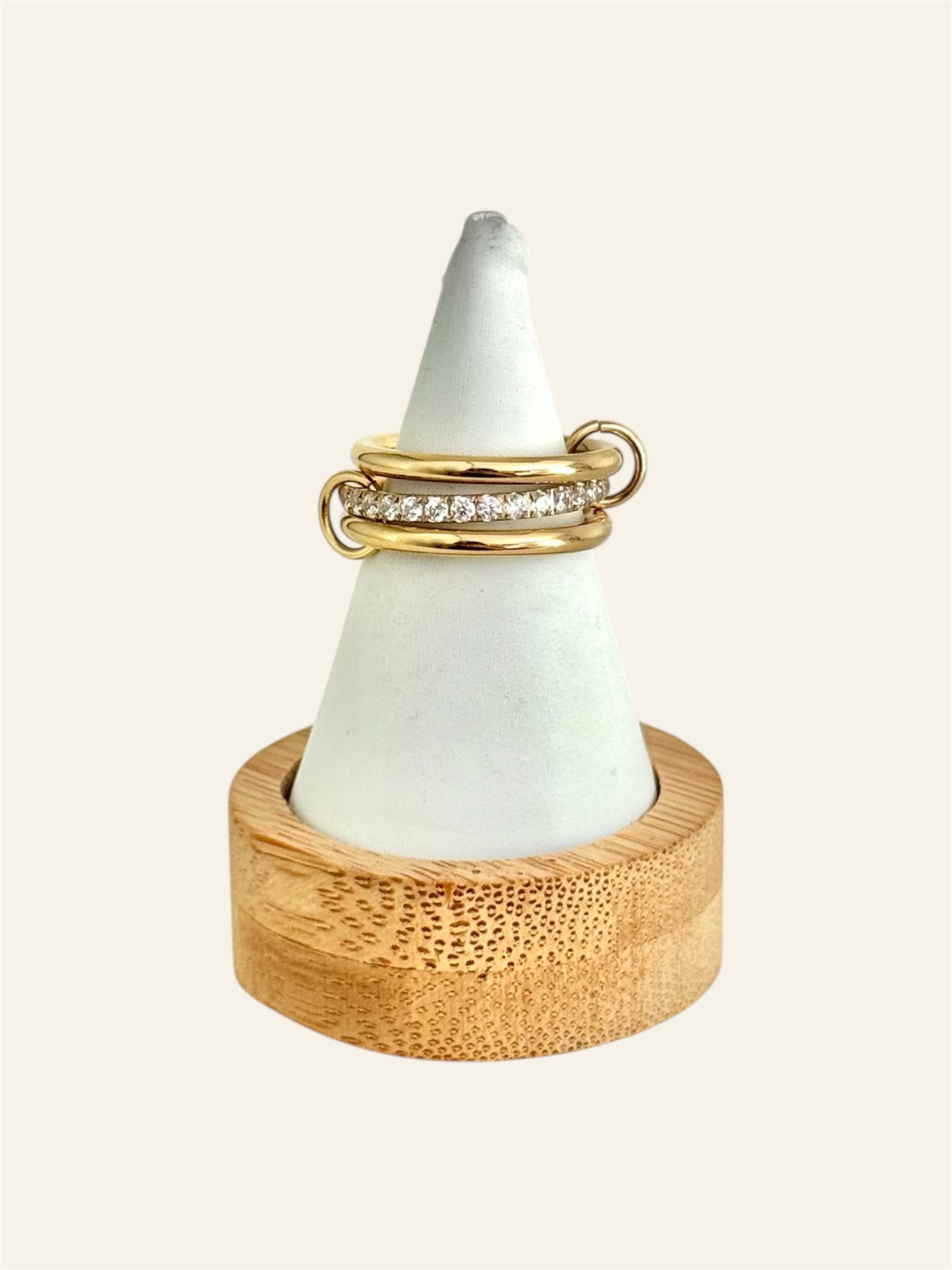 Bague ANAÏS acier inox