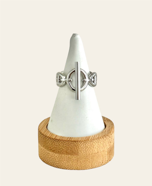 Bague LEIA acier inox