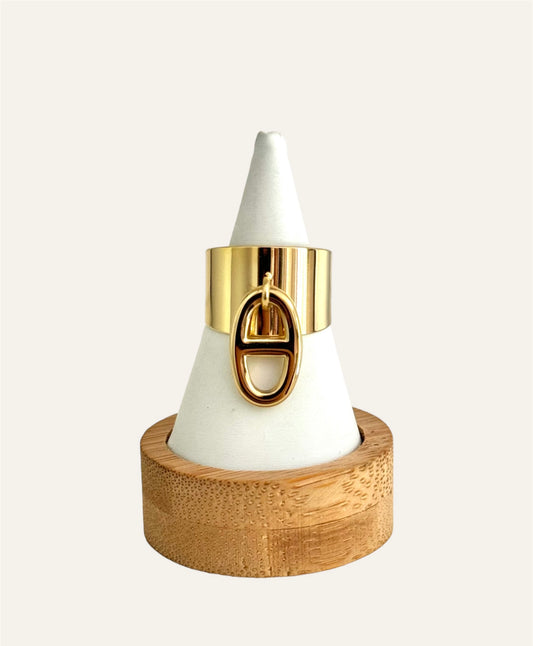 Bague HANAË acier inox