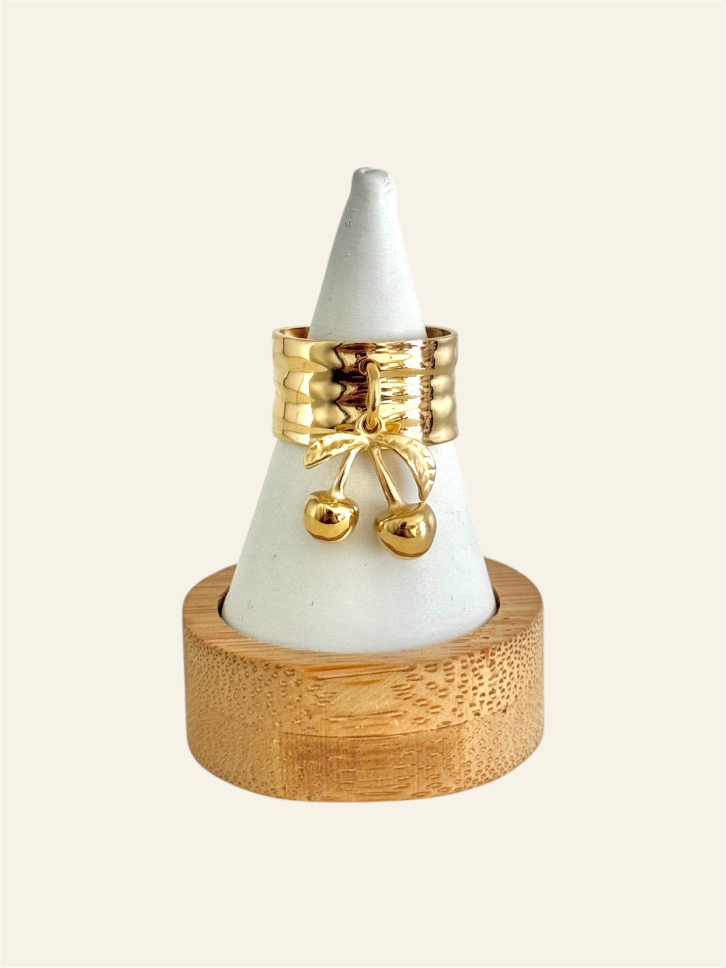 Bague CHERRY acier inox