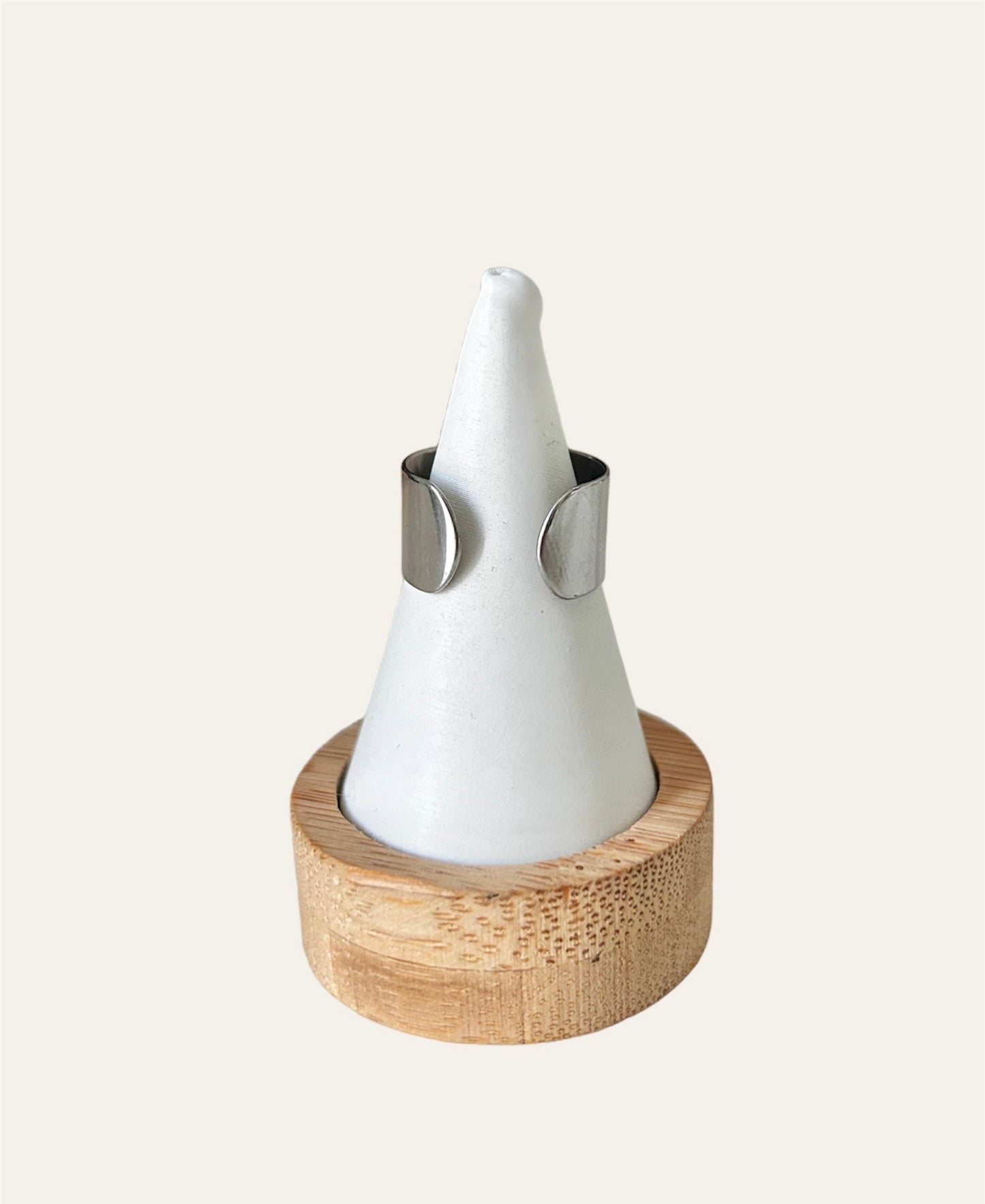 Bague ÉLINA argenté (breloque au choix)