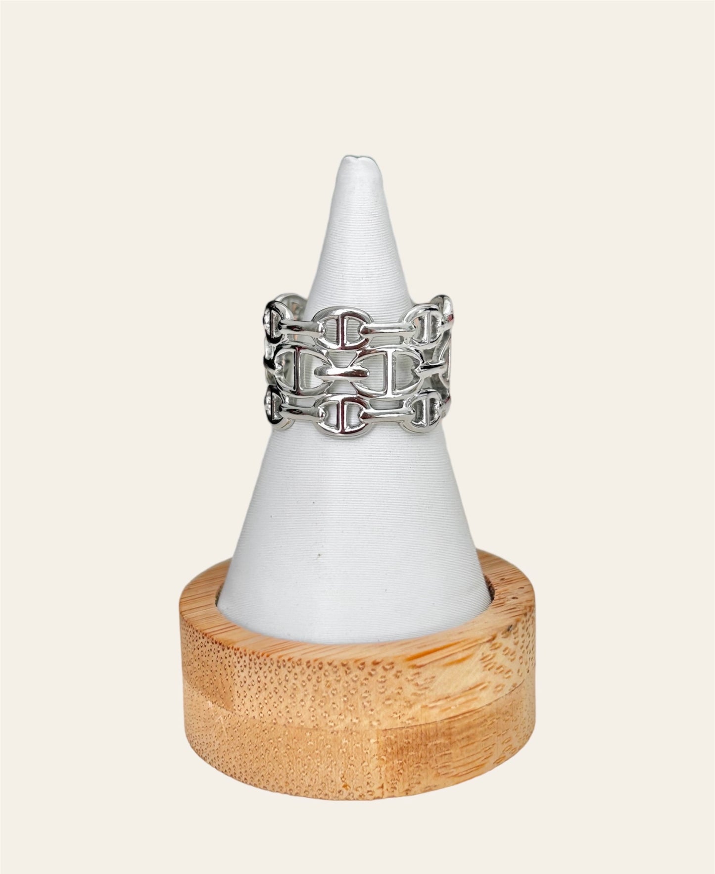 Bague NINA acier inox