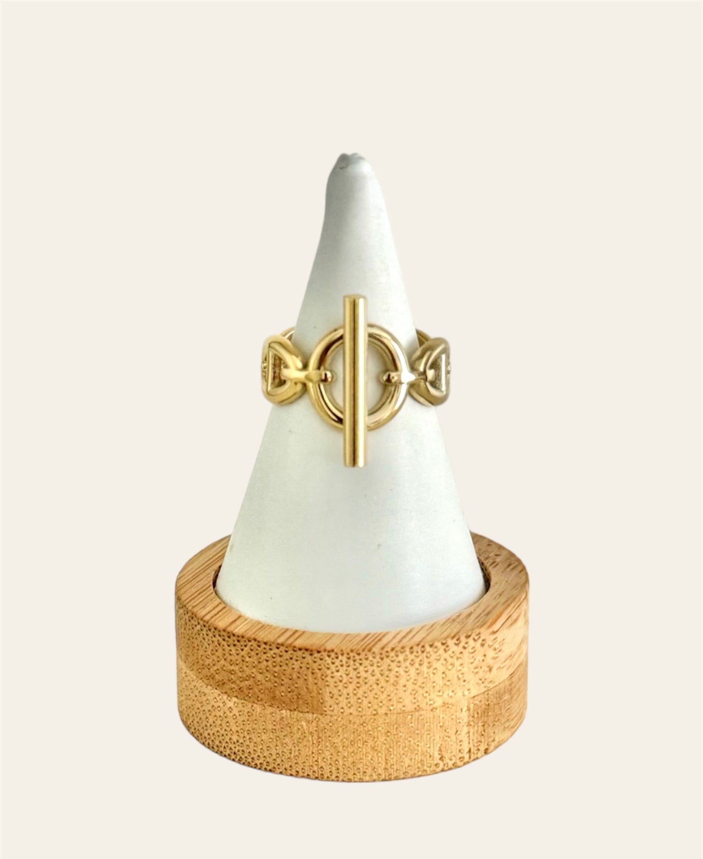 Bague LEIA acier inox