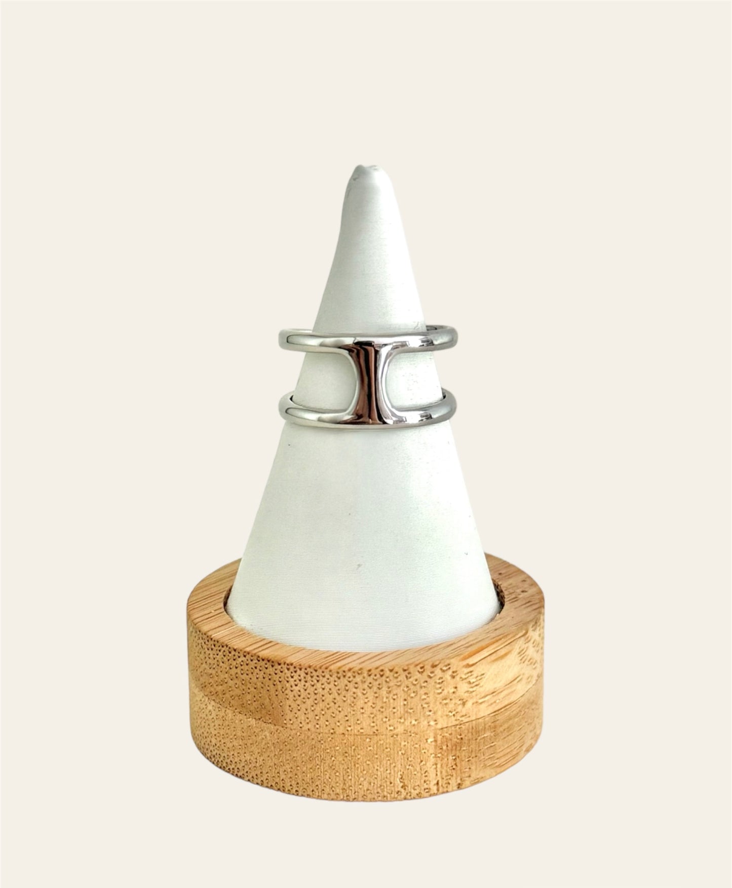 Bague YAËLLE acier inox