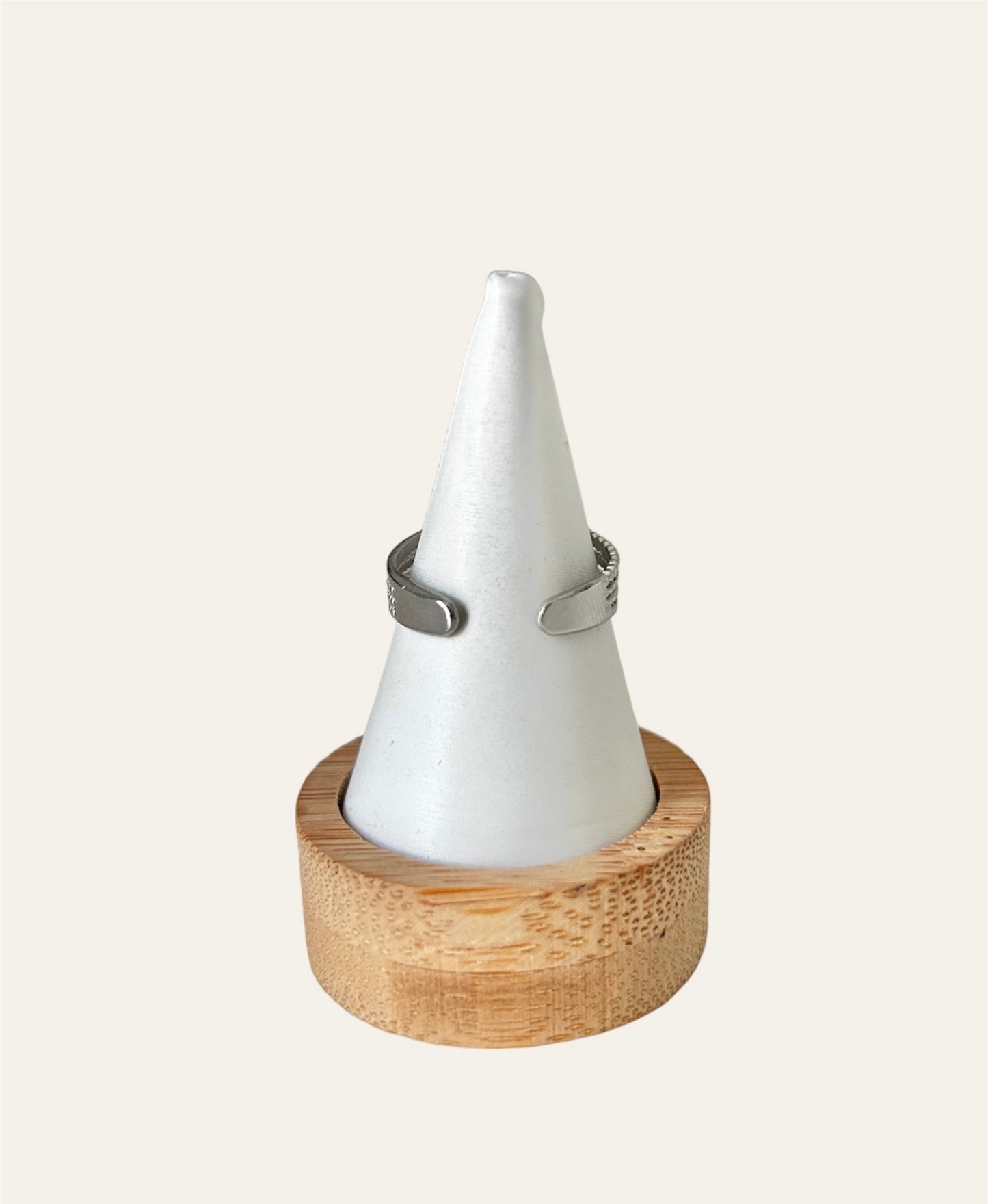 Bague MYA argenté (breloque au choix)