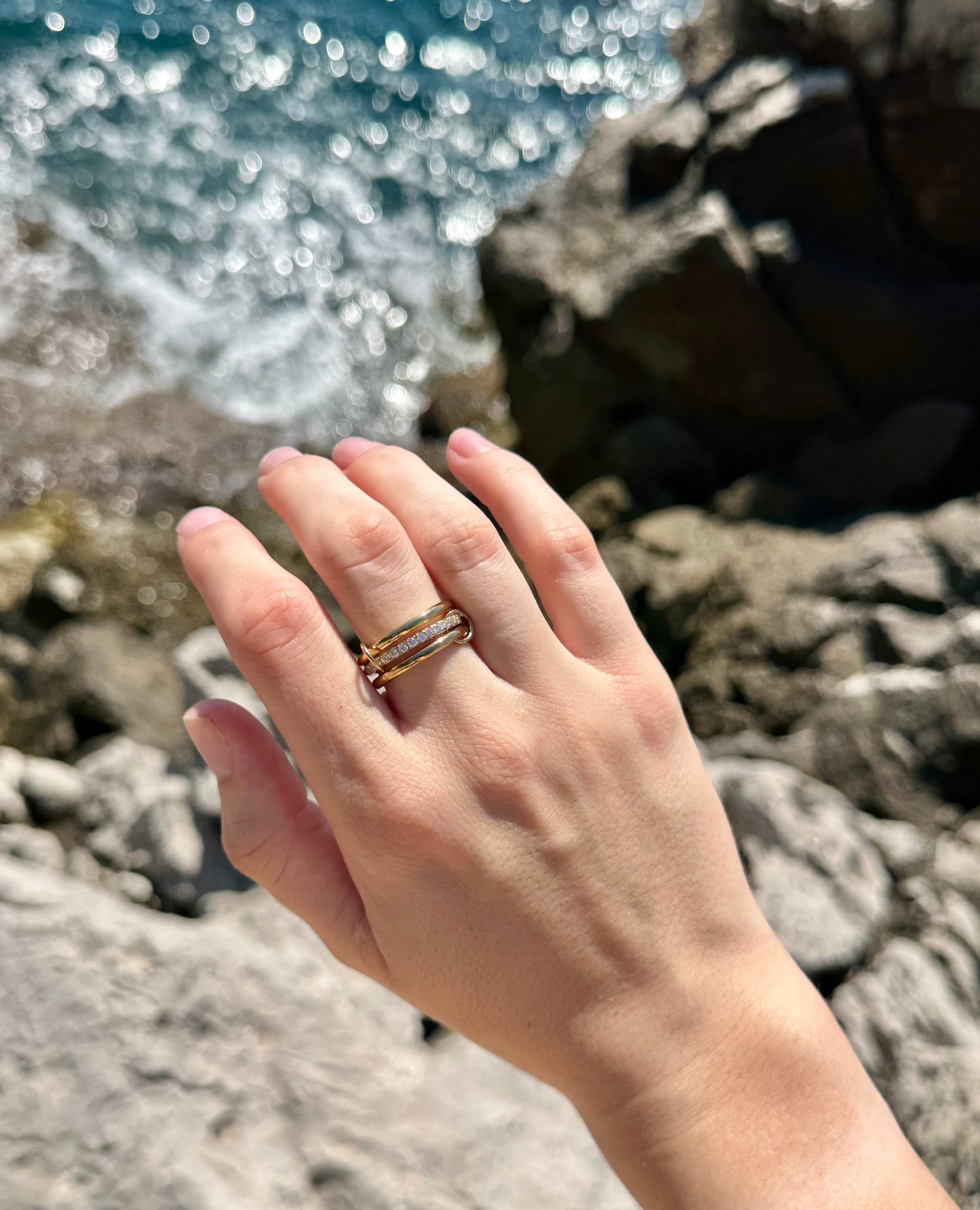 Bague ANAÏS acier inox