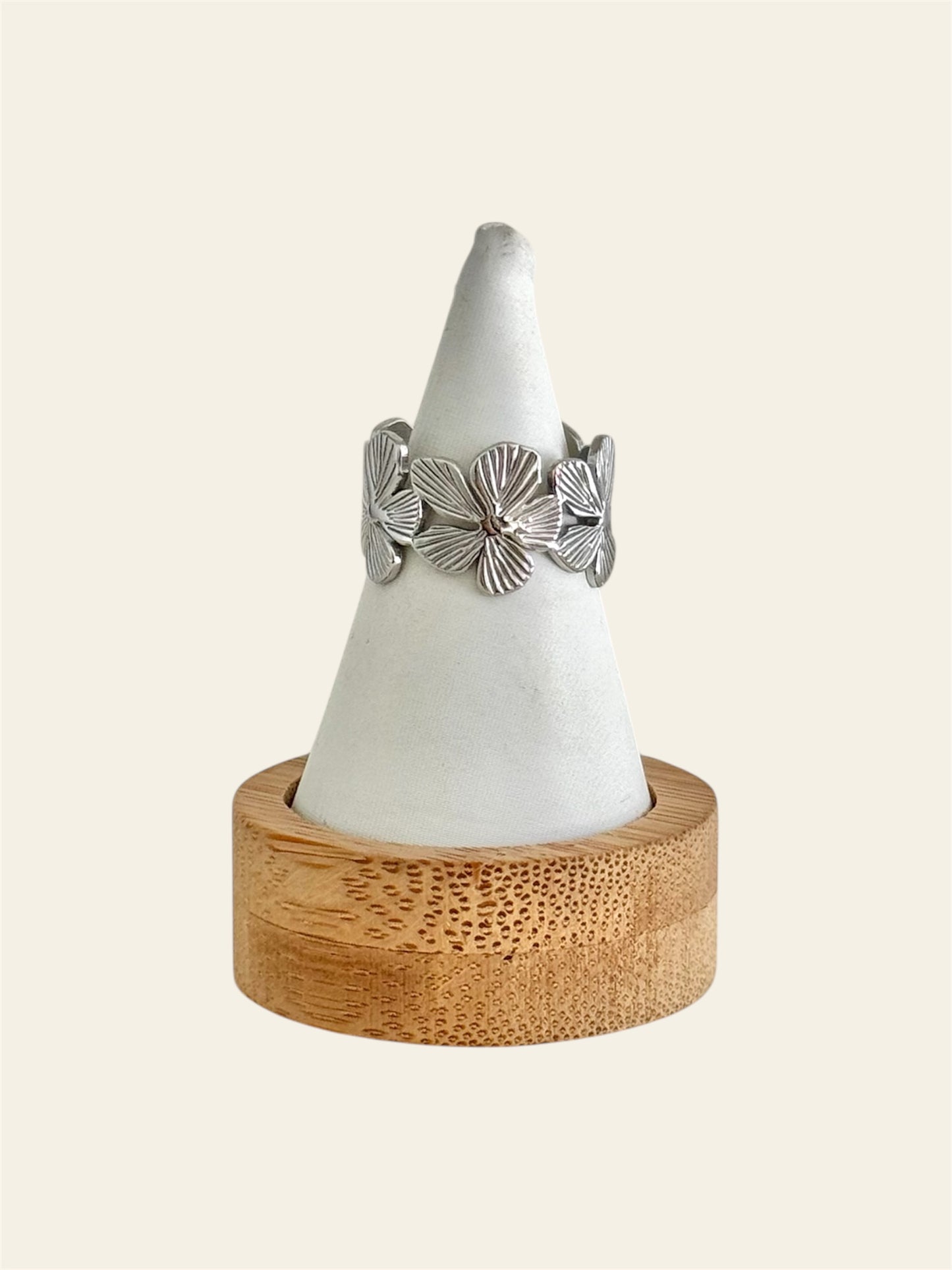 Bague VAHINA acier inox