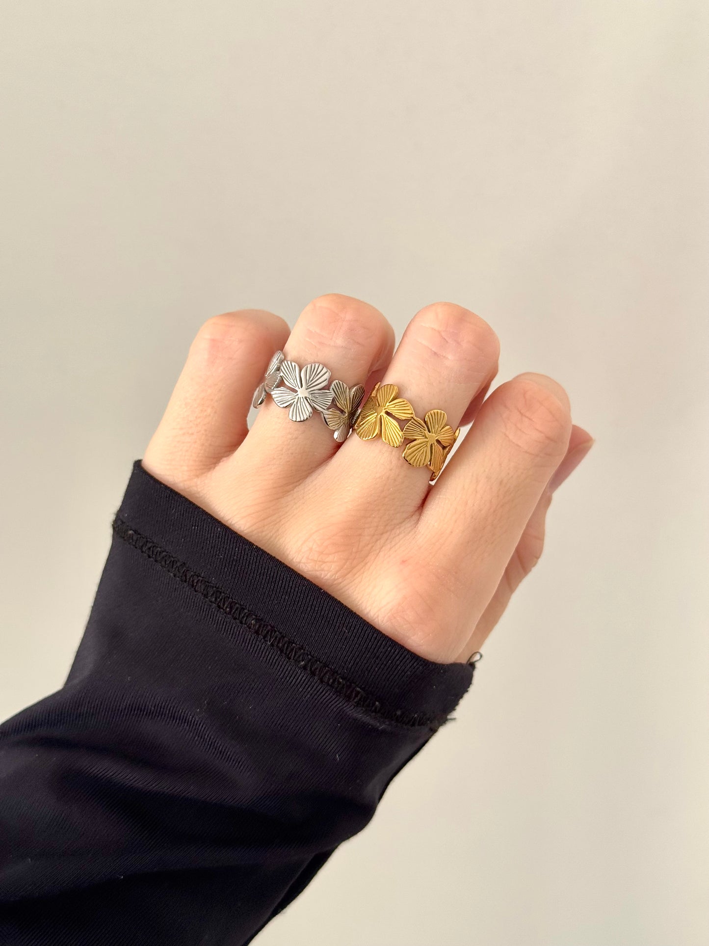 Bague VAHINA acier inox