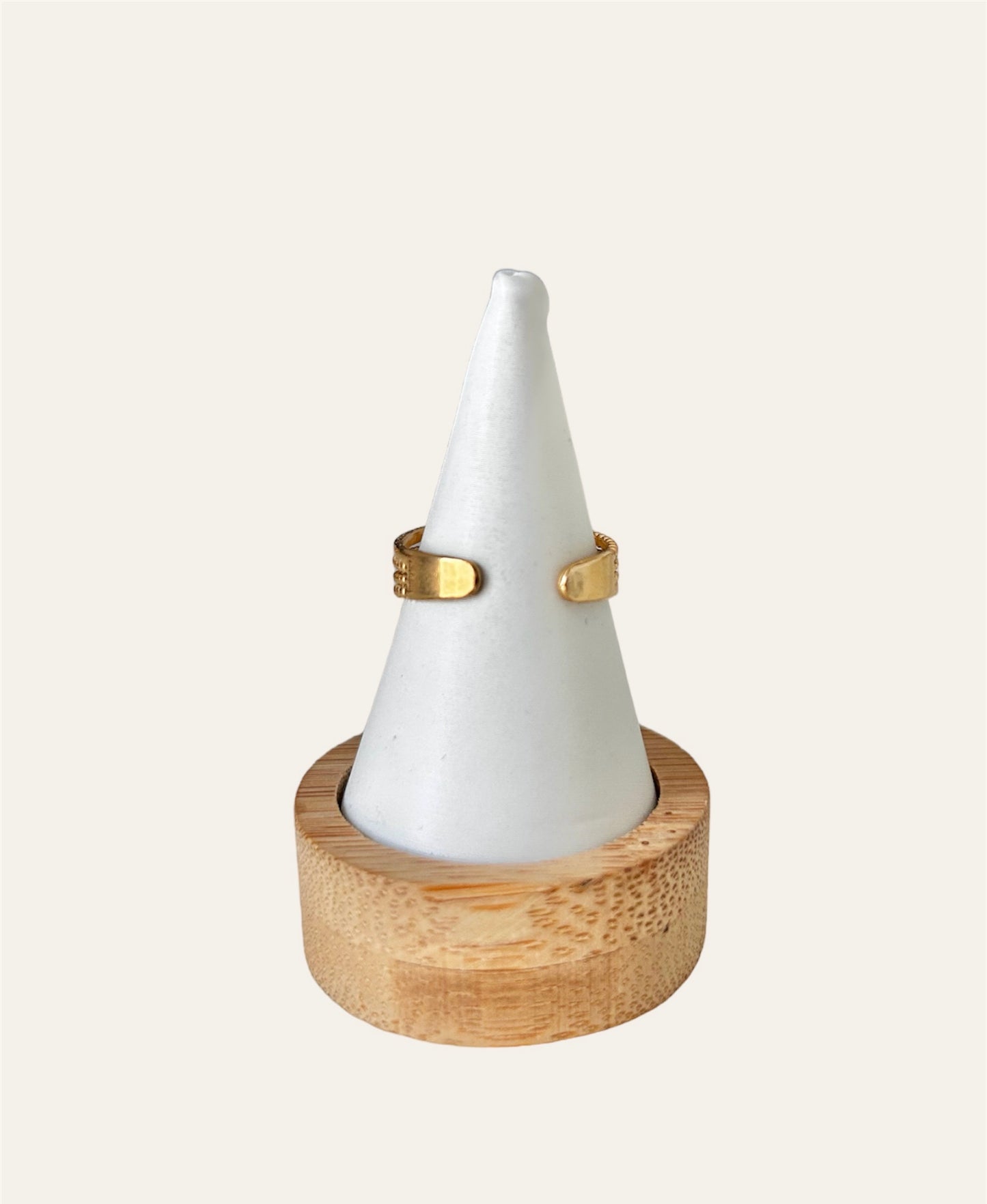 Bague MYA doré (breloque au choix)