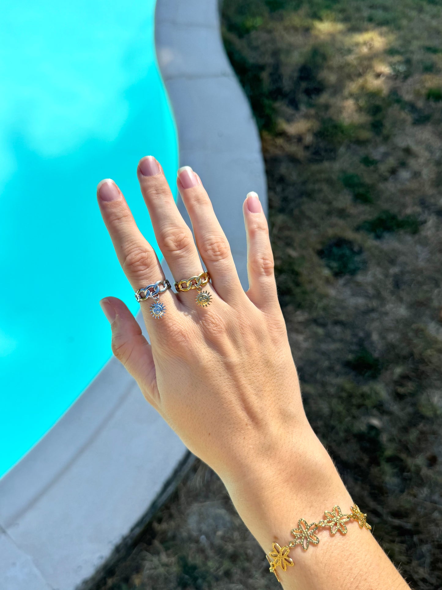 Bague NAÏA acier inox