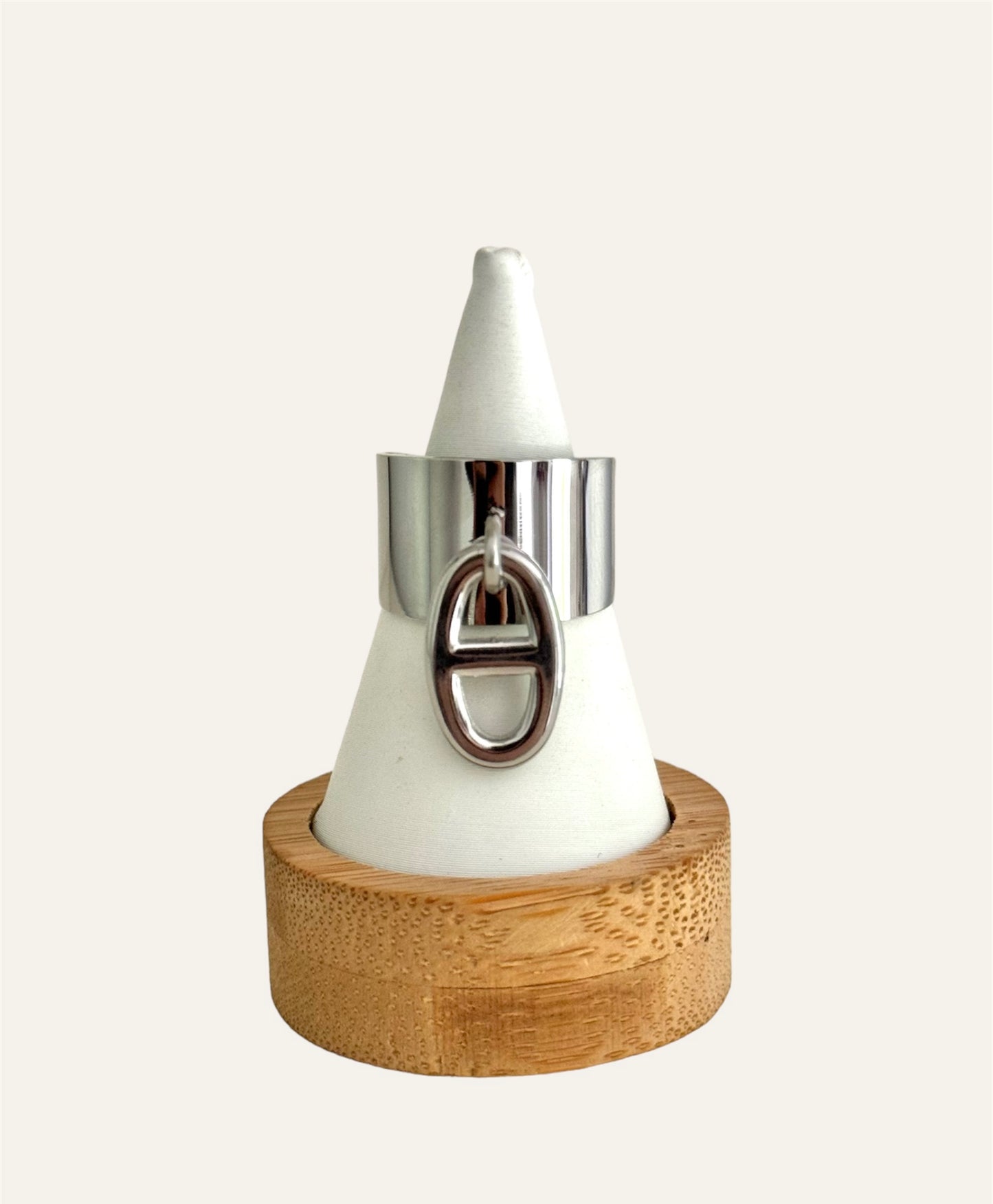 Bague HANAË acier inox