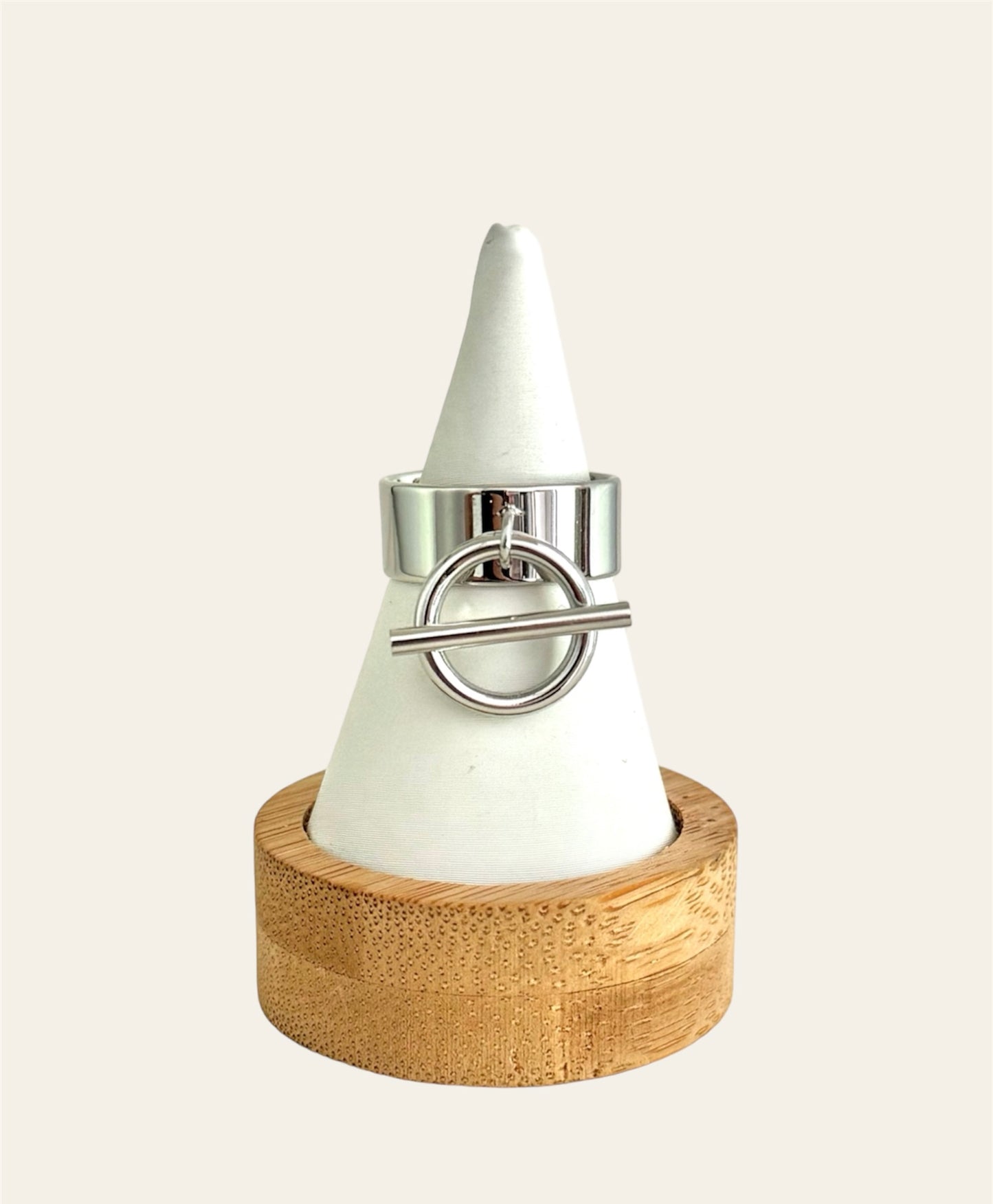Bague IRIS acier inox