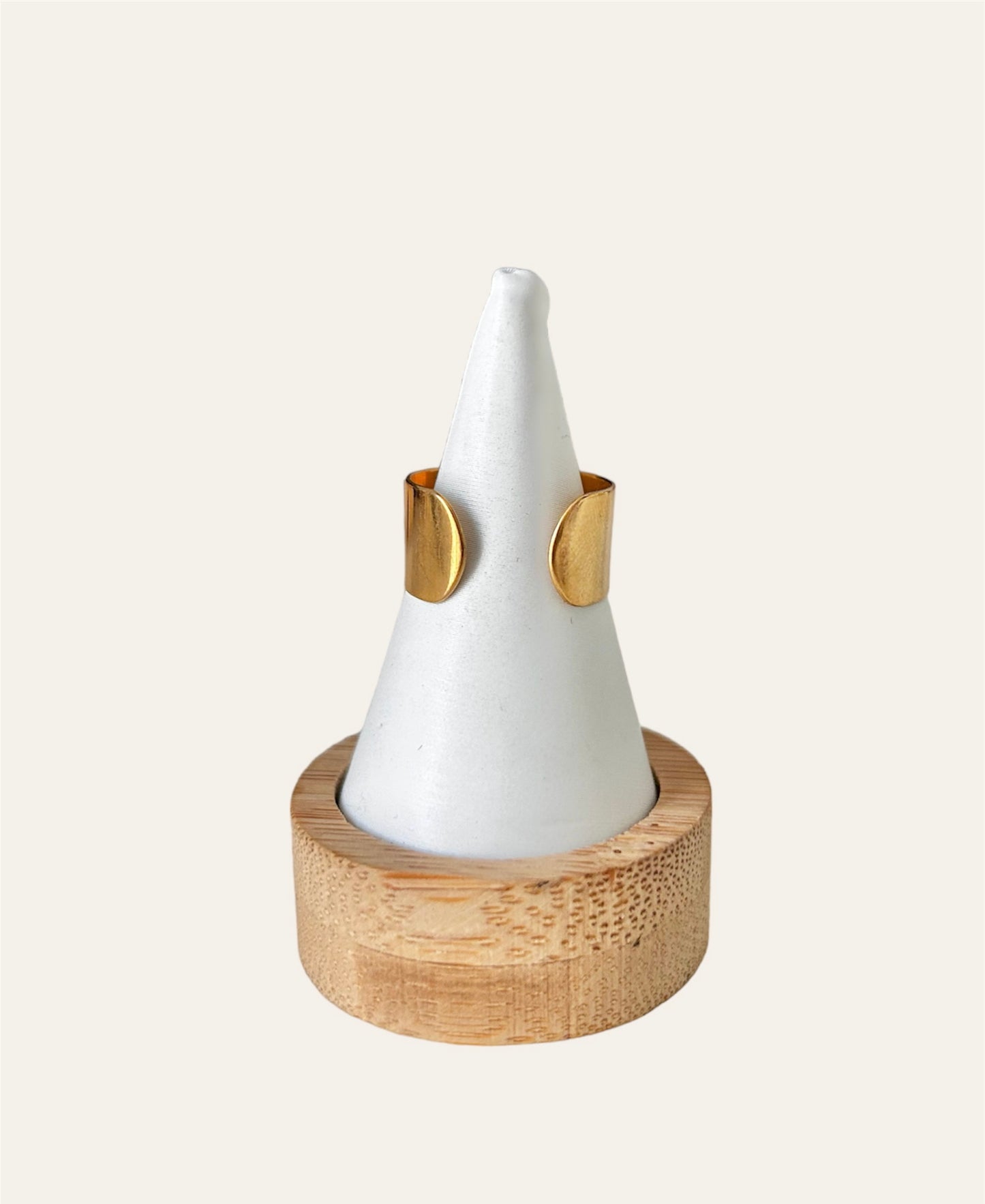 Bague ÉLINA doré (breloque au choix)