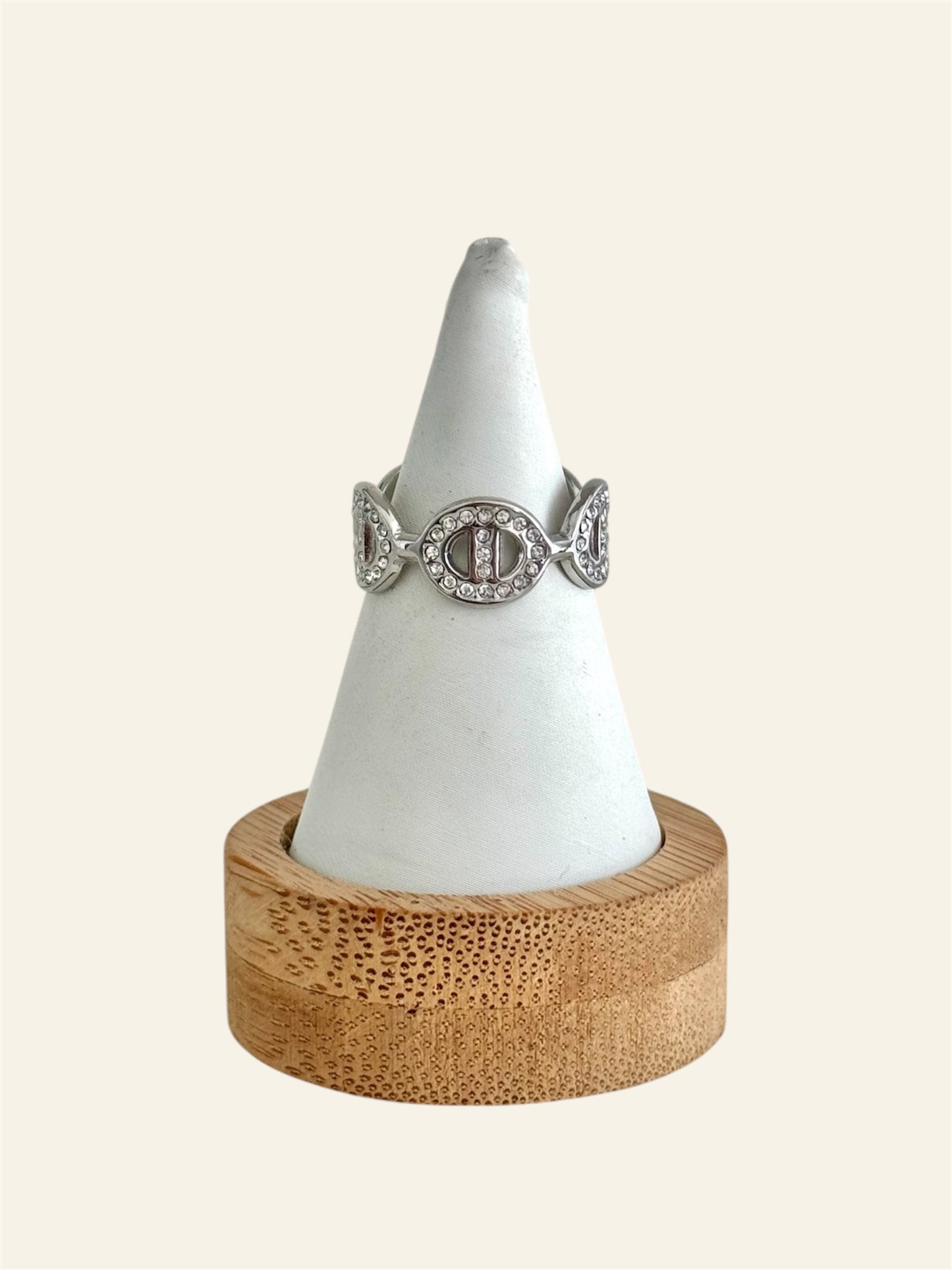 Bague LILY acier inox