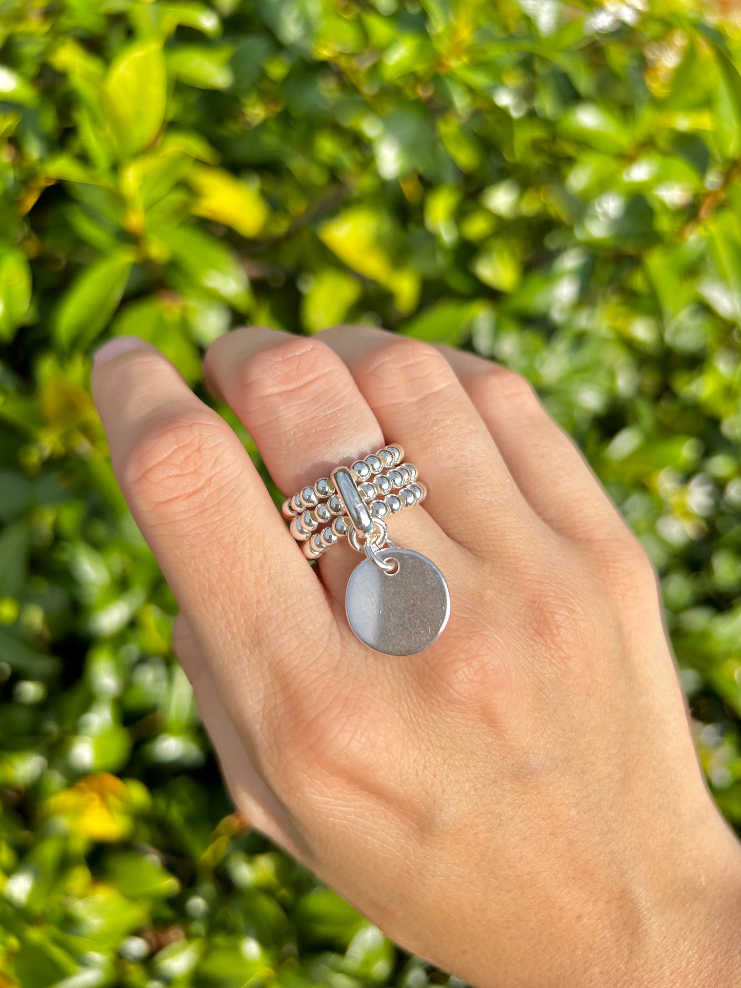 Bague NALINI (breloque au choix)