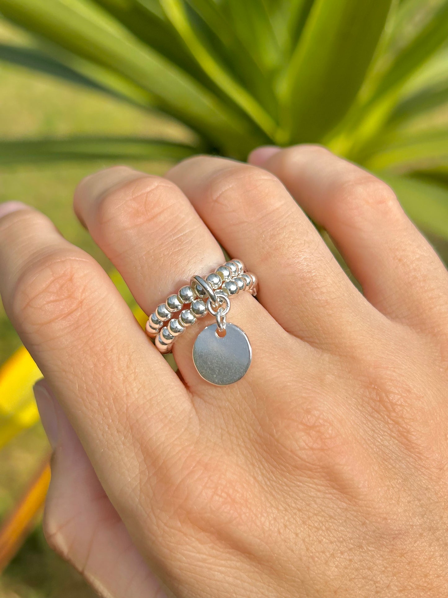 Bague MANÉA (breloque au choix)