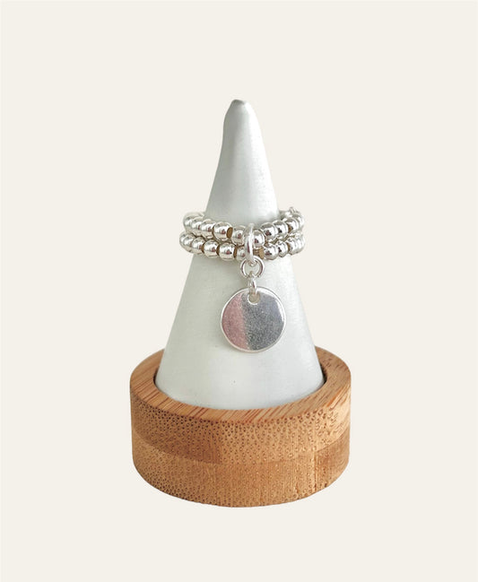 Bague MANÉA (breloque au choix)