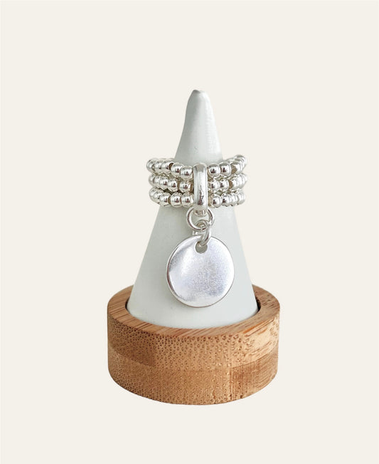Bague NALINI (breloque au choix)