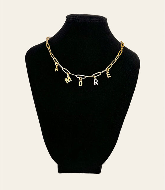 Collier personnalisé 1 à 9 lettres