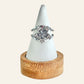 Bague JASMINE acier inox (anti-stress)