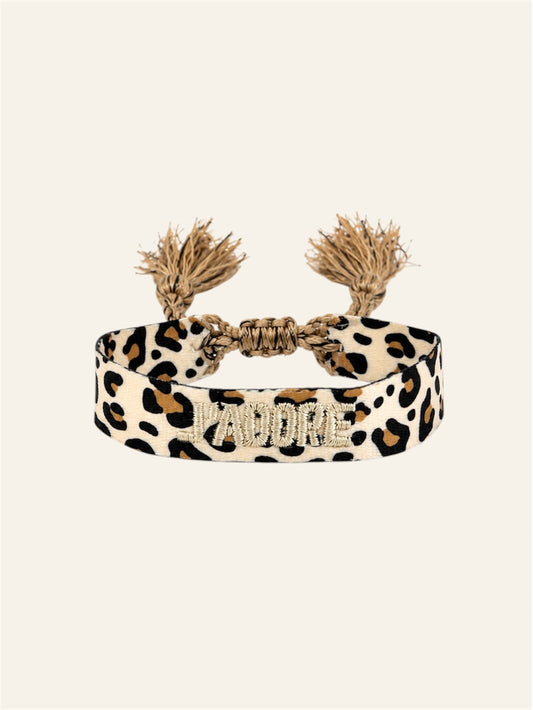 Bracelet J’ADORE léopard