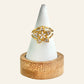 Bague JASMINE acier inox (anti-stress)