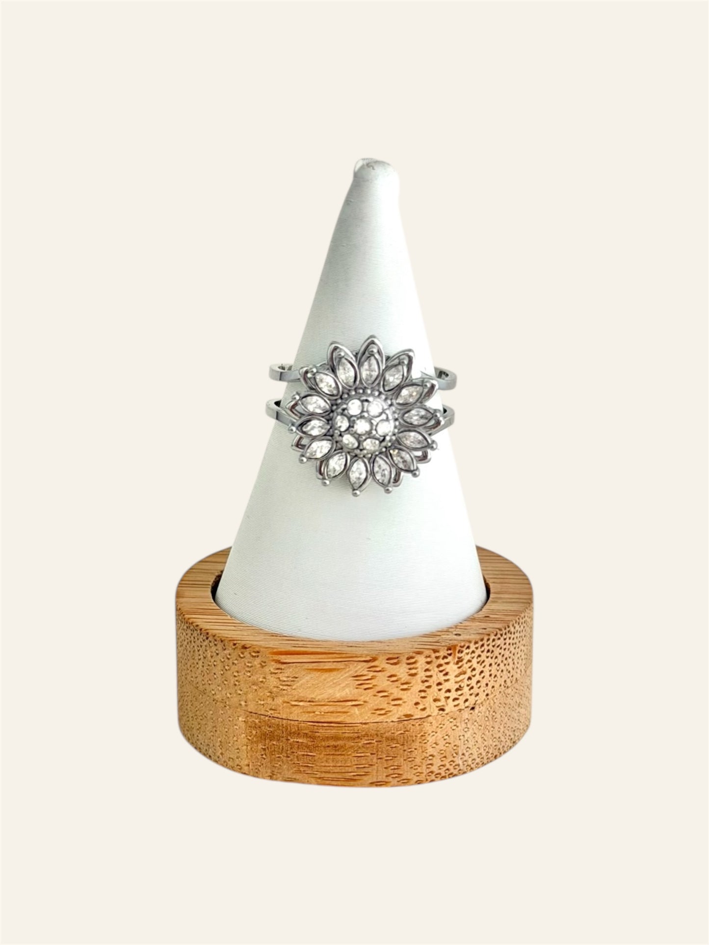 Bague ELLY acier inox (anti-stress)