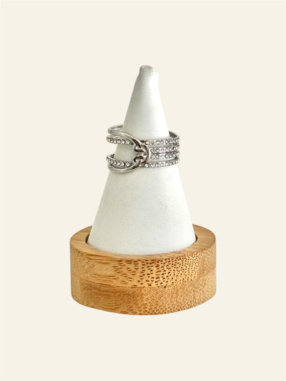 Bague KENZA acier inox