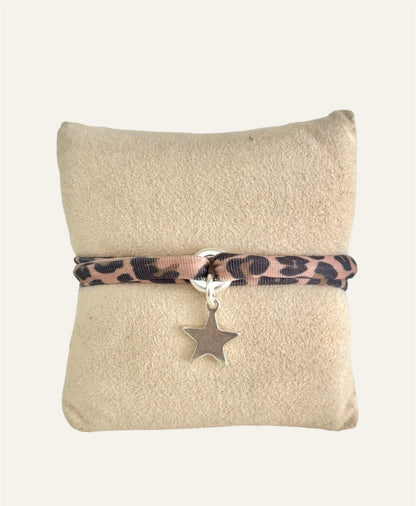 Bracelet Léopard (bijou + breloque au choix)