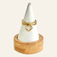 Bague FLORA acier inox