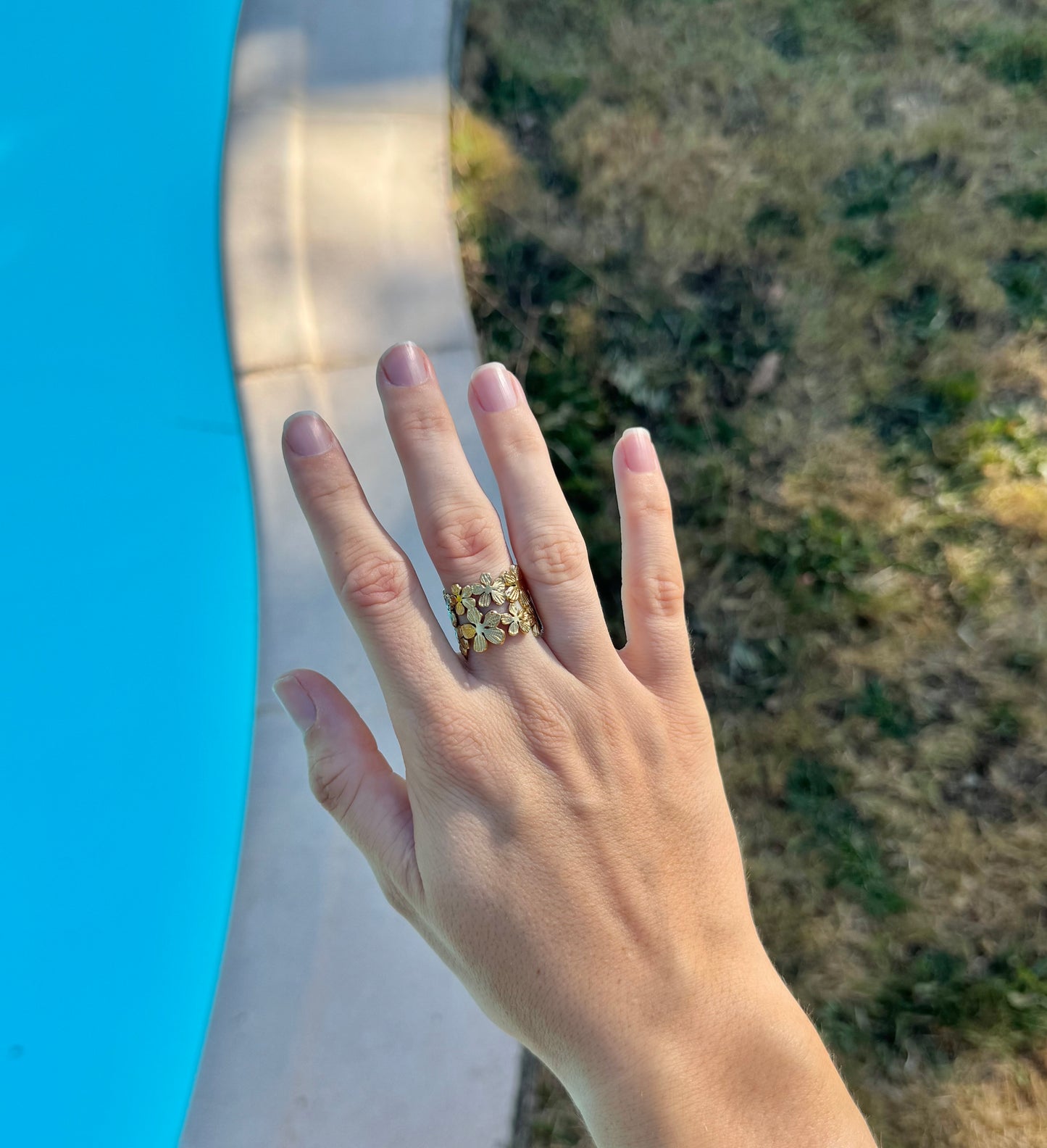 Bague LYS acier inox