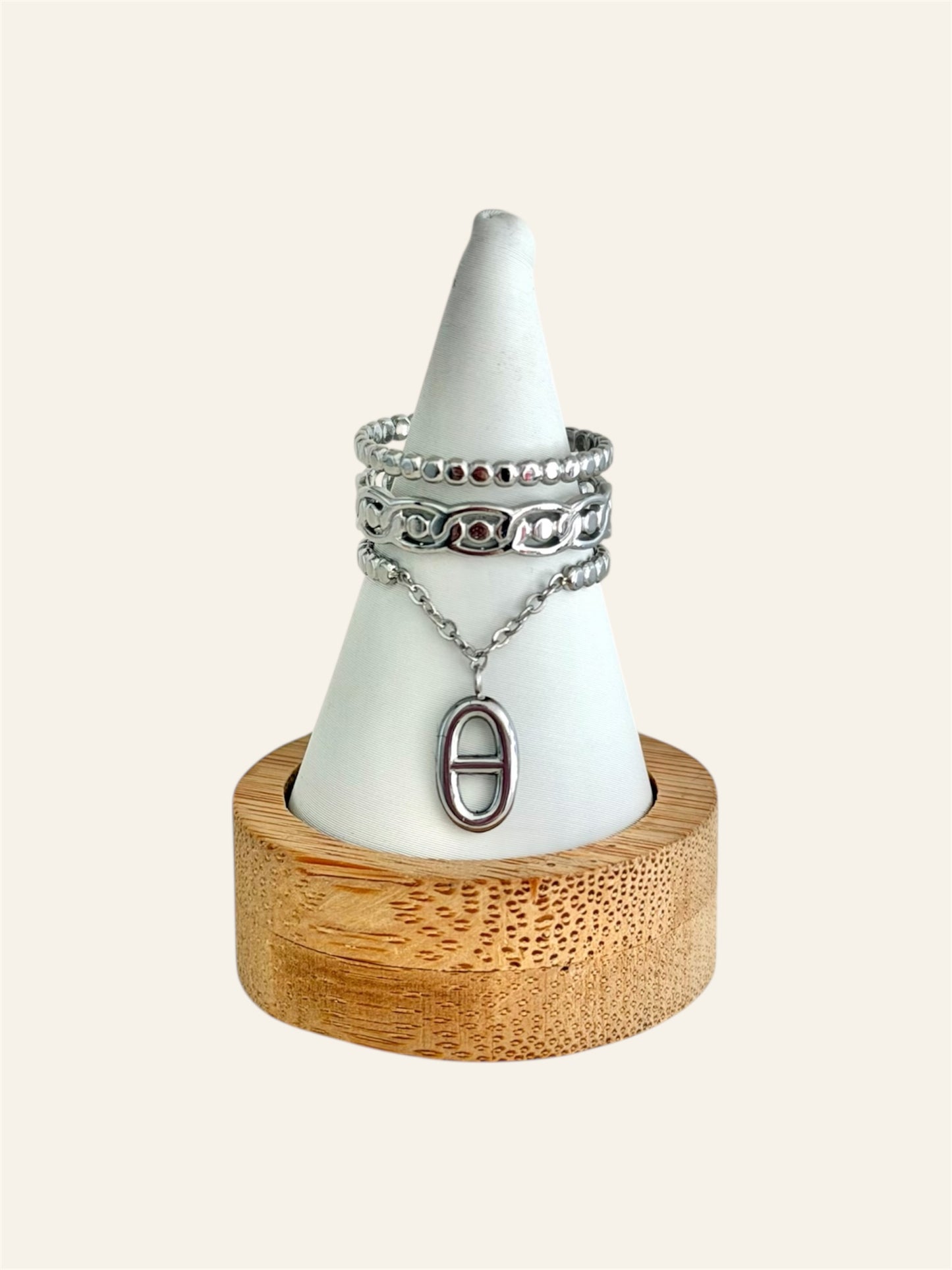 Bague CHLOÉ acier inox