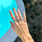 Bague NAÏA acier inox