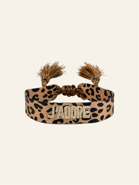 Bracelet J’ADORE léopard