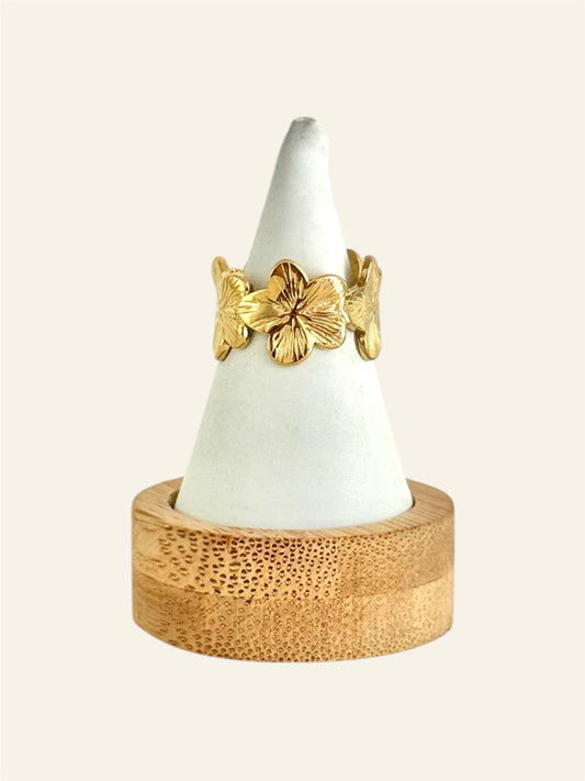 Bague MOANA acier inox
